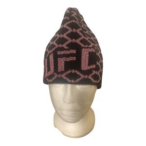 UFC Black and Pink sparkle Patterned women’s Beanie